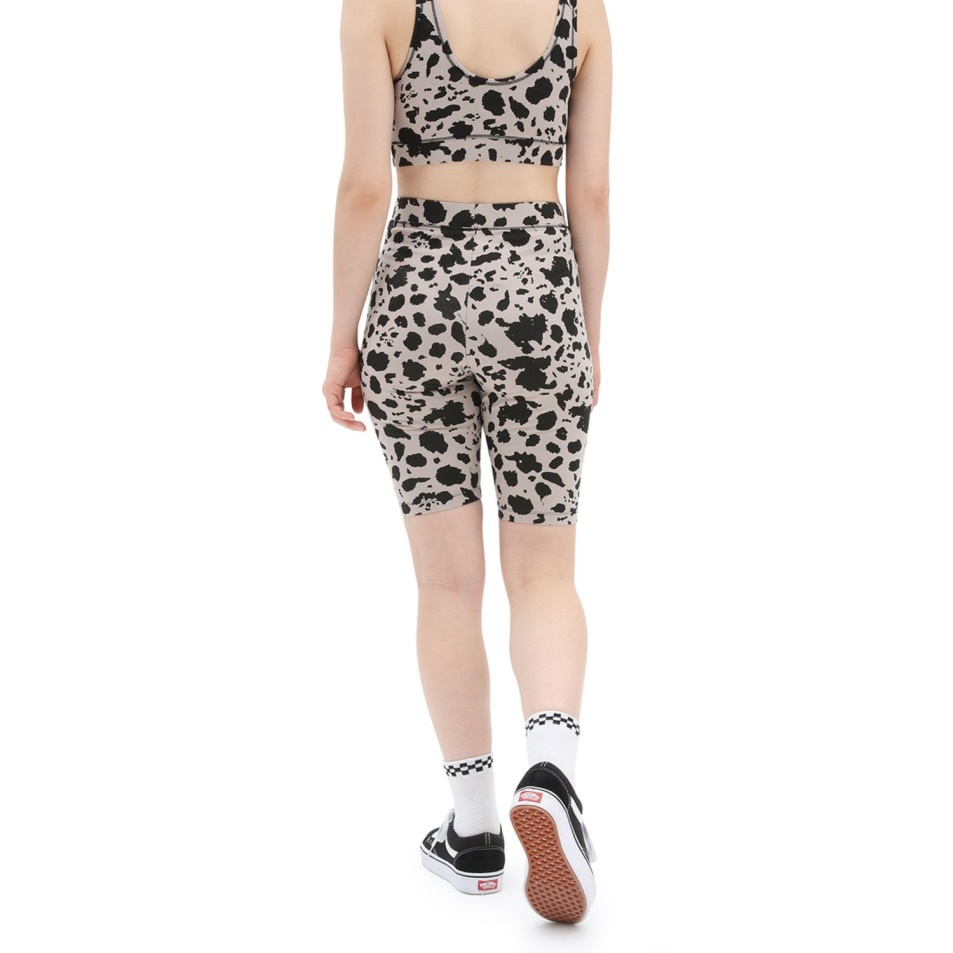 Vans Flying V Print Legging Shorts Fekete