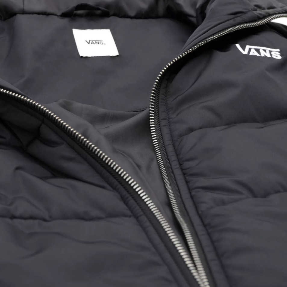 Vans öntödei Hosszú Mte Kabát Fekete