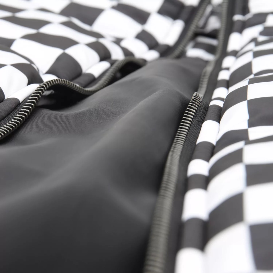 Vans öntöde Print Puff Mte Kabát Fekete-fehér