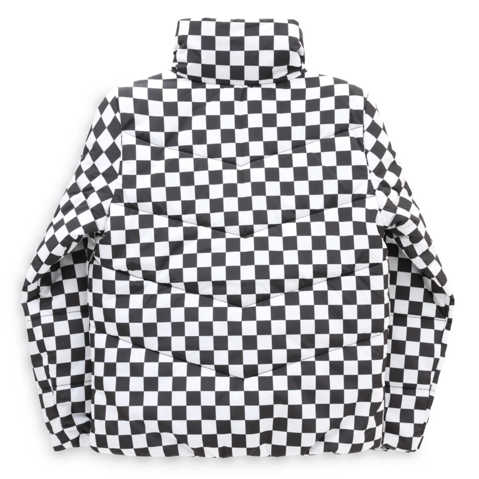 Vans öntöde Print Puff Mte Kabát Fekete-fehér