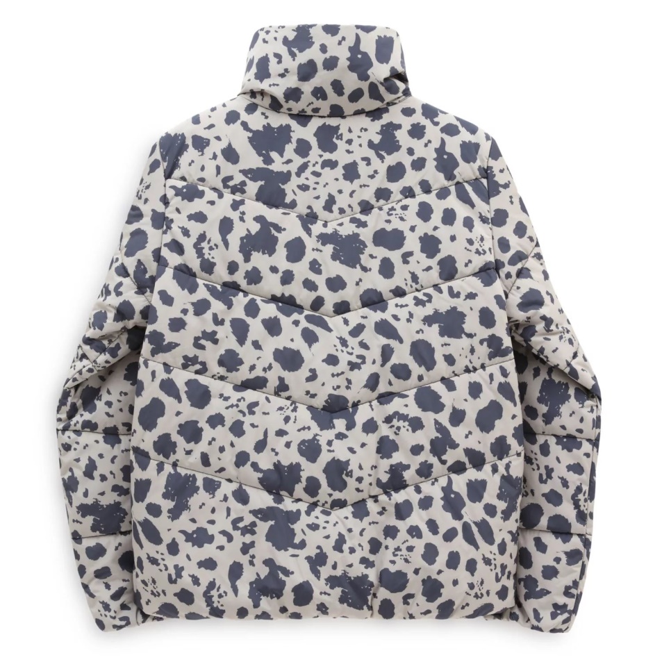 Vans öntödei Print Puff Mte Kabát Fekete