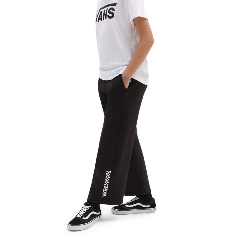 Vans Lányok Chalkboard Crop Melegítőnadrág (8-14 év) Fekete