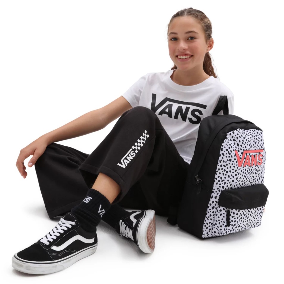 Vans Lányok Chalkboard Crop Melegítőnadrág (8-14 év) Fekete