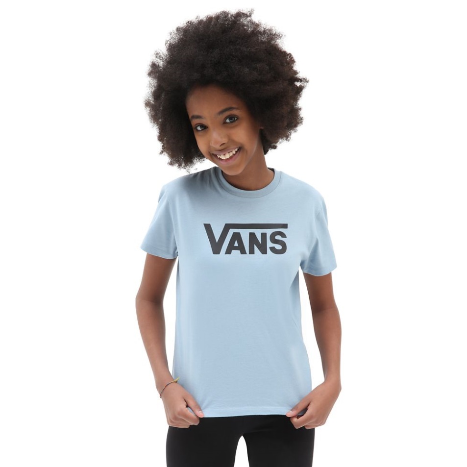 Vans Girls Flying V Crew Póló (8-14 év) Kék