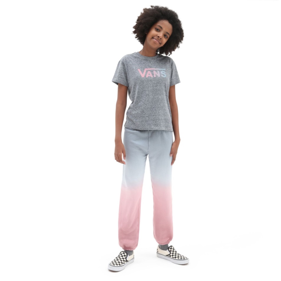 Vans Girls Flying V Crew Póló (8-14 év) Szürke