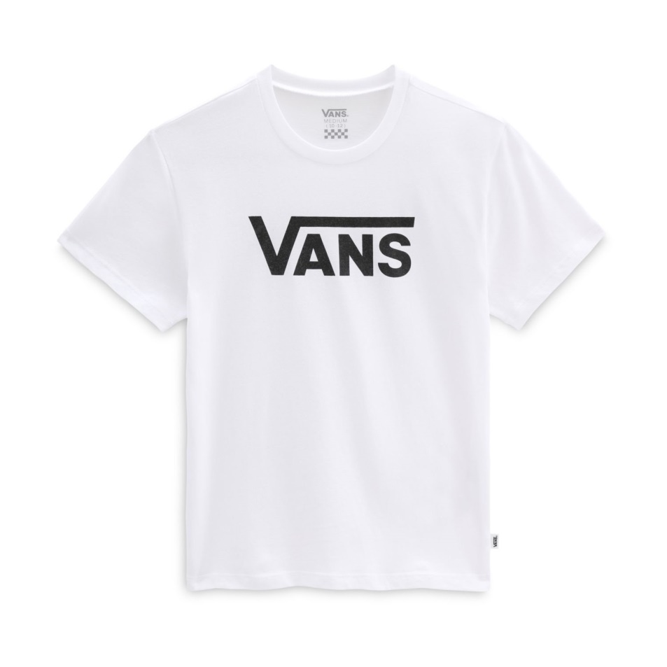 Vans Girls Flying V Crew Póló (8-14 év) Fehér
