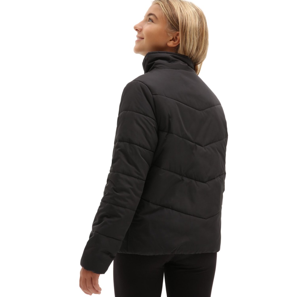 Vans Lányok öntödei Puffer Mte Kabát (8-14 év) Fekete
