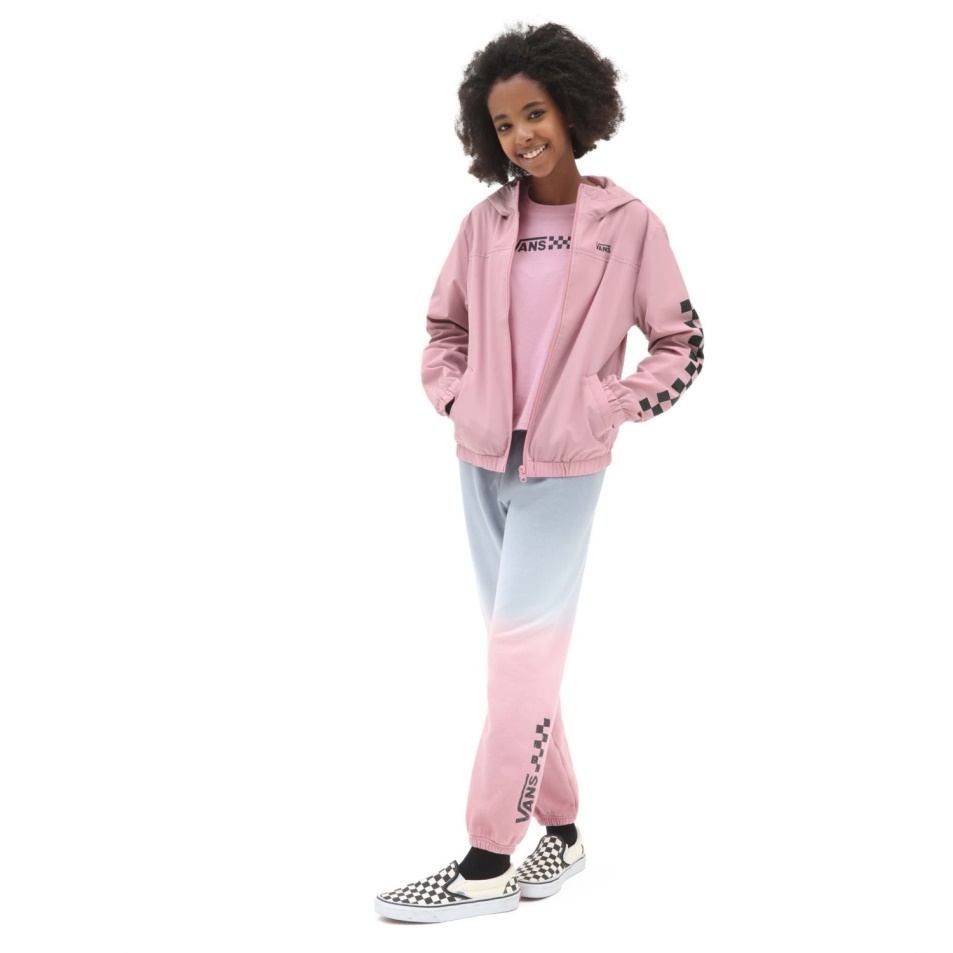 Vans Girls Kastle Klasszikus Széldzseki Kabát (8-14 év) Rózsaszín