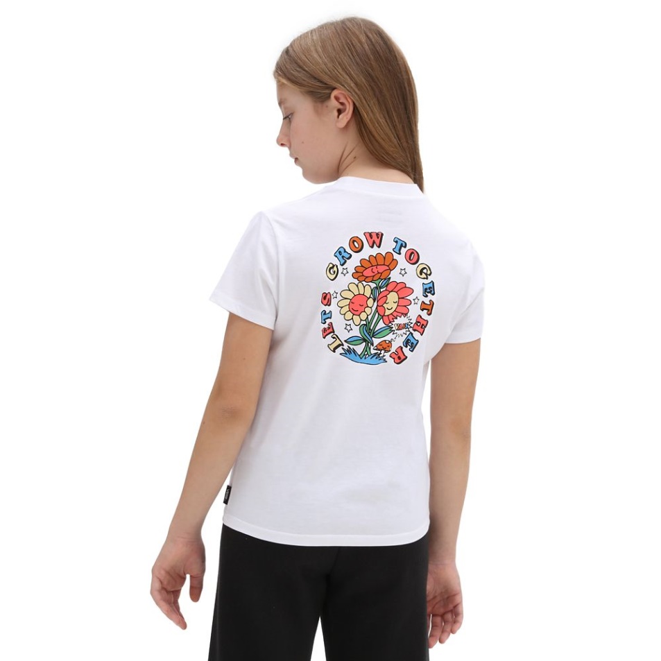 Vans Girls Let Grow Bff Tee (8-14 éves) Fehér