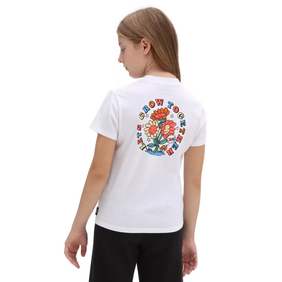Vans Girls Let Grow Bff Tee (8-14 éves) Fehér