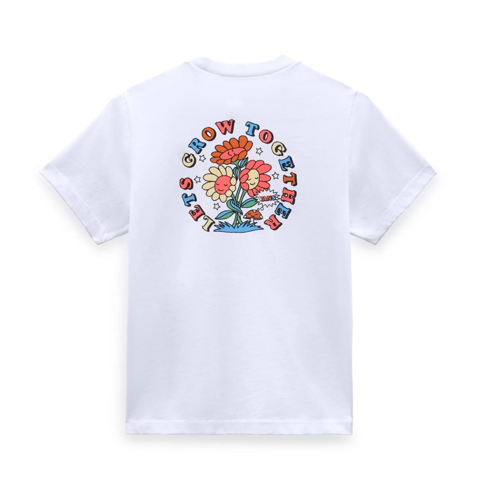 Vans Girls Let Grow Bff Tee (8-14 éves) Fehér
