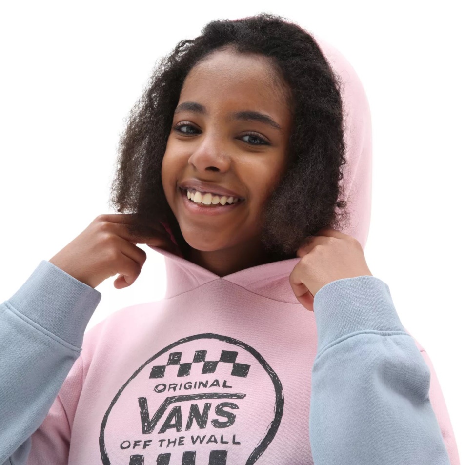 Vans Lányok Sunset Mosó Pulcsi (8-14 év) Rózsaszín