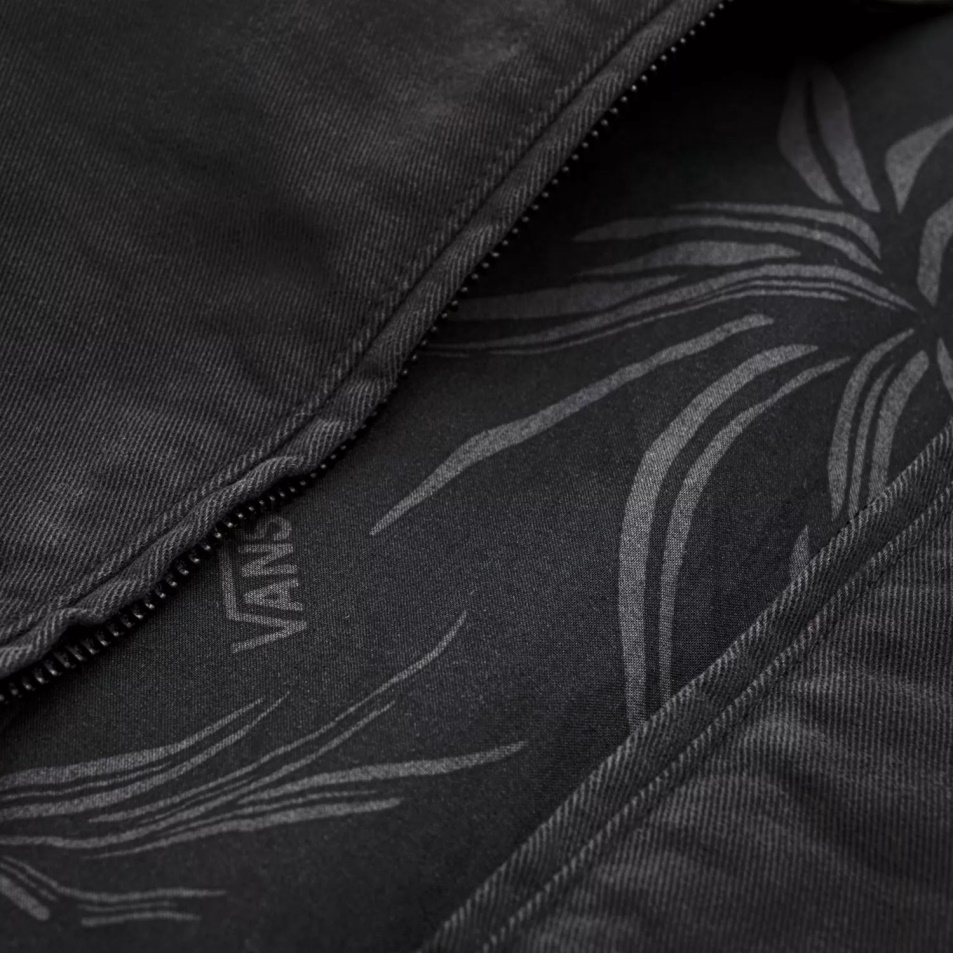 Vans Gr Lányok Kastle Klasszikus Széldzseki (8-14 év) Fekete-fehér