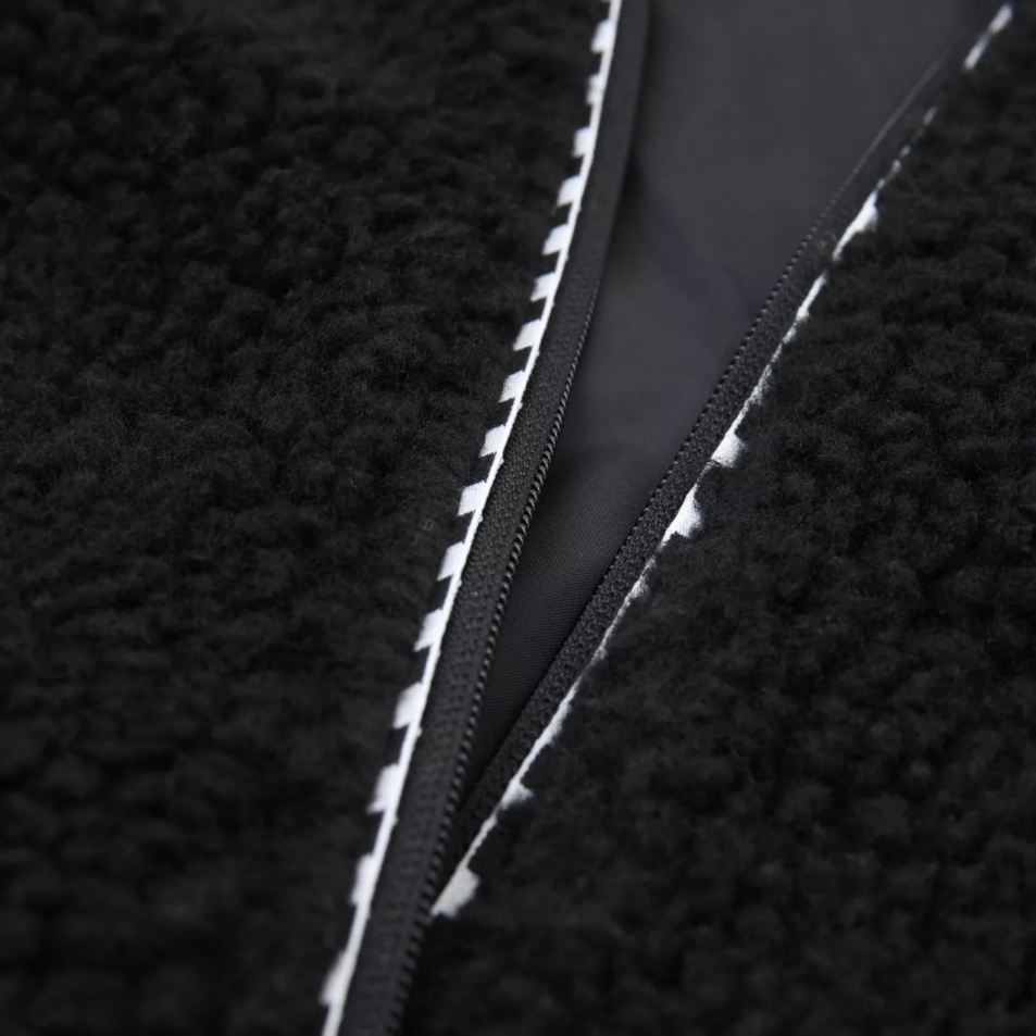 Vans Griffen Sherpa Cipzáros Kabát Fekete