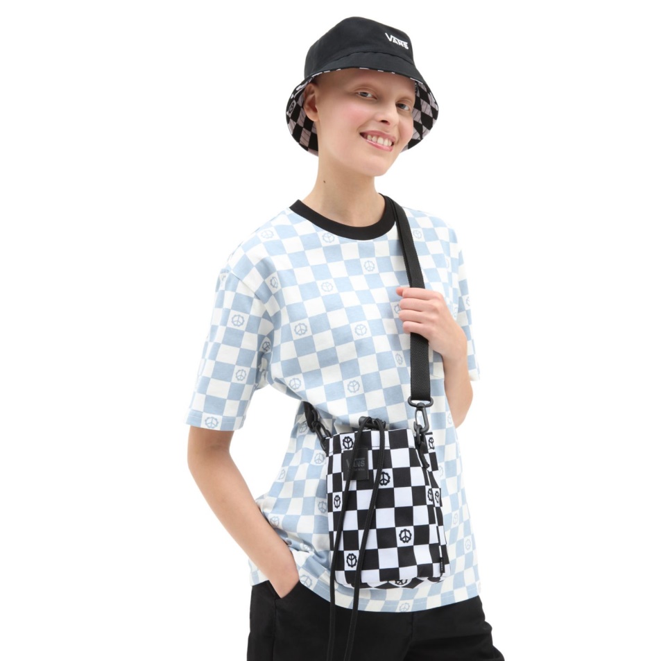 Furgonok Hidro Crossbody Táska Fekete-fehér Női