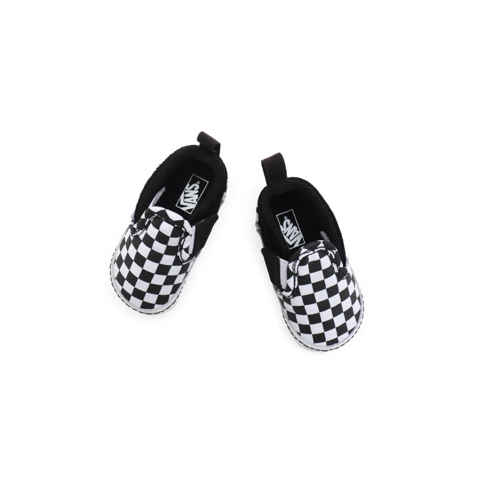Furgonok Infant Checker Slip-on V Bölcsőcipő (0-1 év) Fekete