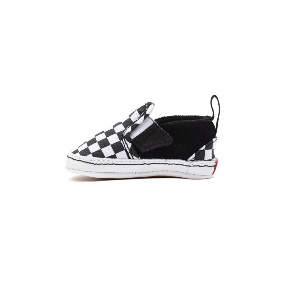 Furgonok Infant Checker Slip-on V Bölcsőcipő (0-1 év) Fekete