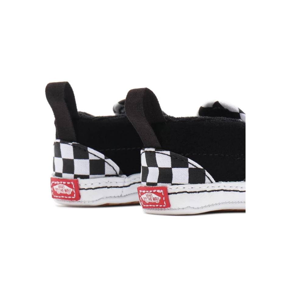Furgonok Infant Checker Slip-on V Bölcsőcipő (0-1 év) Fekete