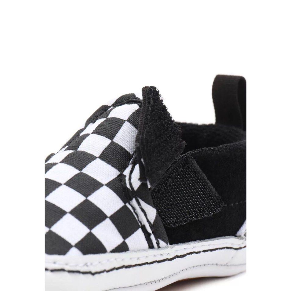 Furgonok Infant Checker Slip-on V Bölcsőcipő (0-1 év) Fekete