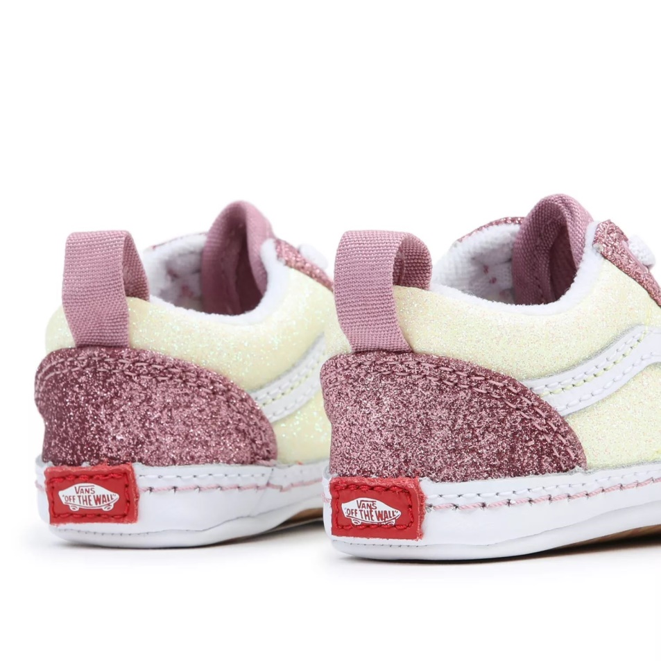 Vans Infant Old Skool Kiságy Cipő (0-1 év) Sárga-rózsaszín