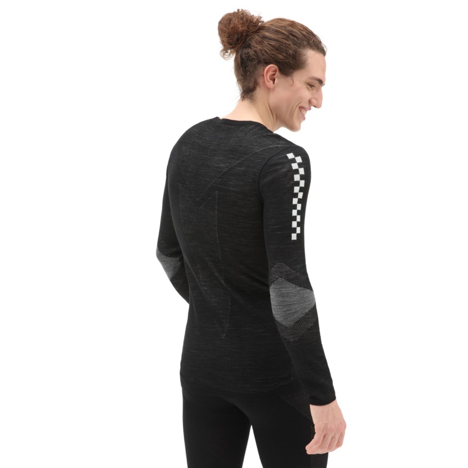 Vans Intraknit Merino Base Layer Crew Póló Fekete