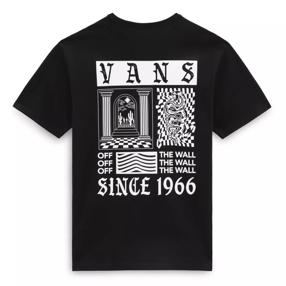 Vans Kevin Peraza Le A Falról Póló Fekete