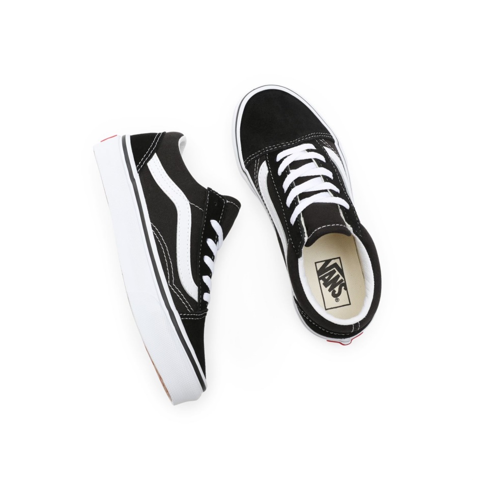 Vans Gyerek Old Skool Cipő (4-8 év) Fekete