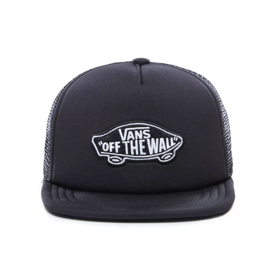 Furgonok Gyerek Klasszikus Patch Trucker Sapka (8-14 év) Fekete