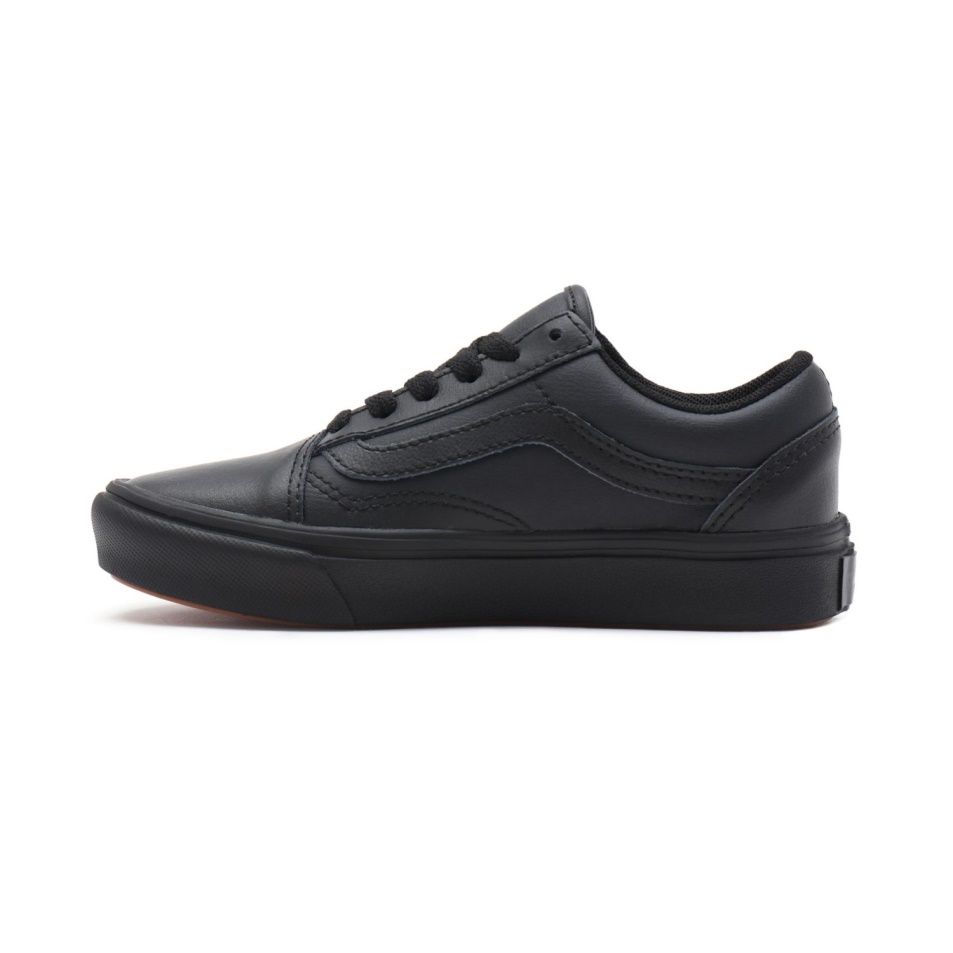 Kisteherautó Gyerek Klasszikus Tumble Comfycush Old Skool Cipő (4-8 év) Fekete