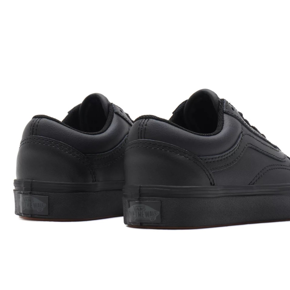 Kisteherautó Gyerek Klasszikus Tumble Comfycush Old Skool Cipő (4-8 év) Fekete
