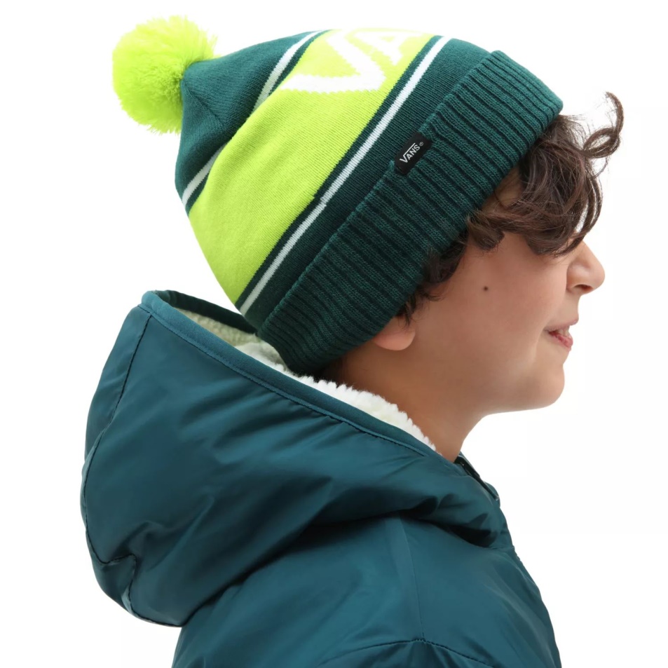 Vans Kids Drop V Beanie Sárga-fehér