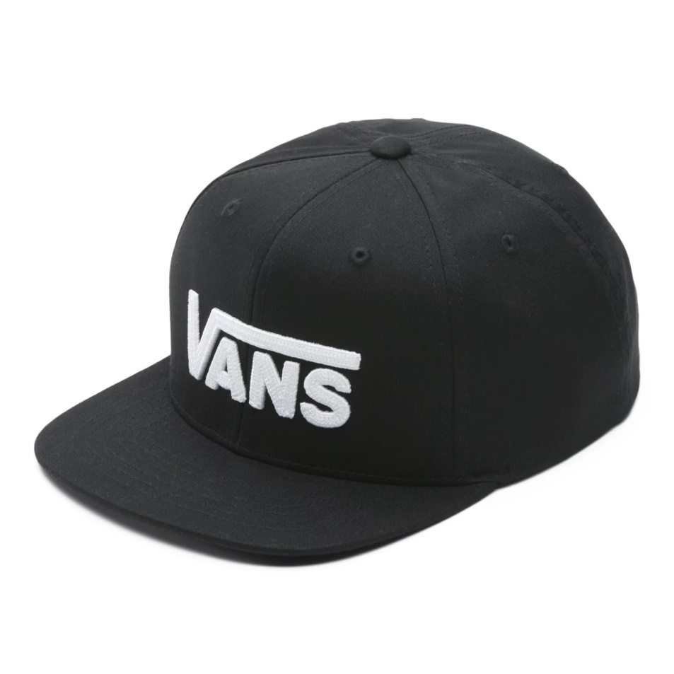 Vans Kids Drop V Snapback Sapka (8-14 év) Fekete-fehér