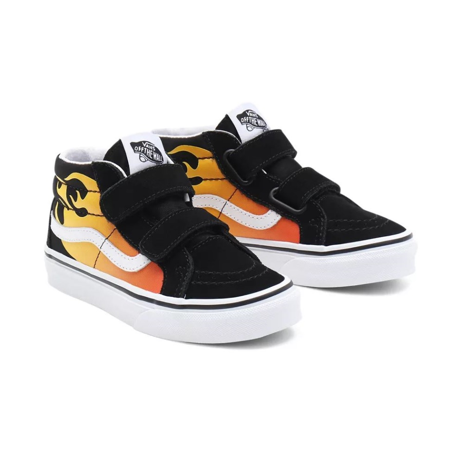 Furgonok Gyerek Hot Flame Sk8-mid Reissue V Cipő (4-8 év) Fekete