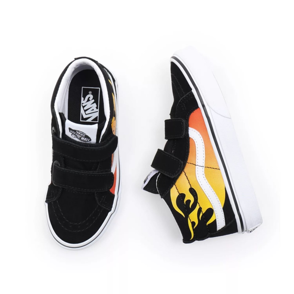 Furgonok Gyerek Hot Flame Sk8-mid Reissue V Cipő (4-8 év) Fekete