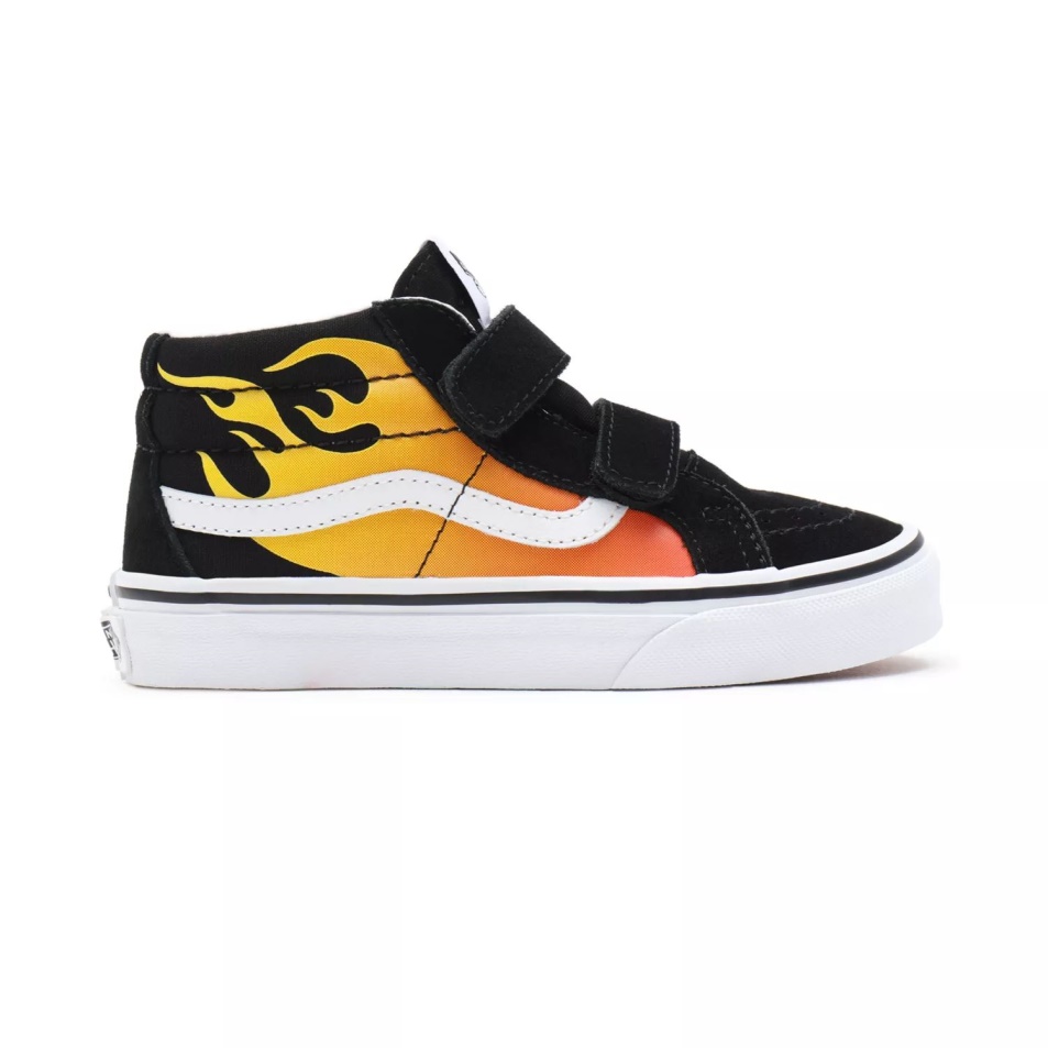 Furgonok Gyerek Hot Flame Sk8-mid Reissue V Cipő (4-8 év) Fekete
