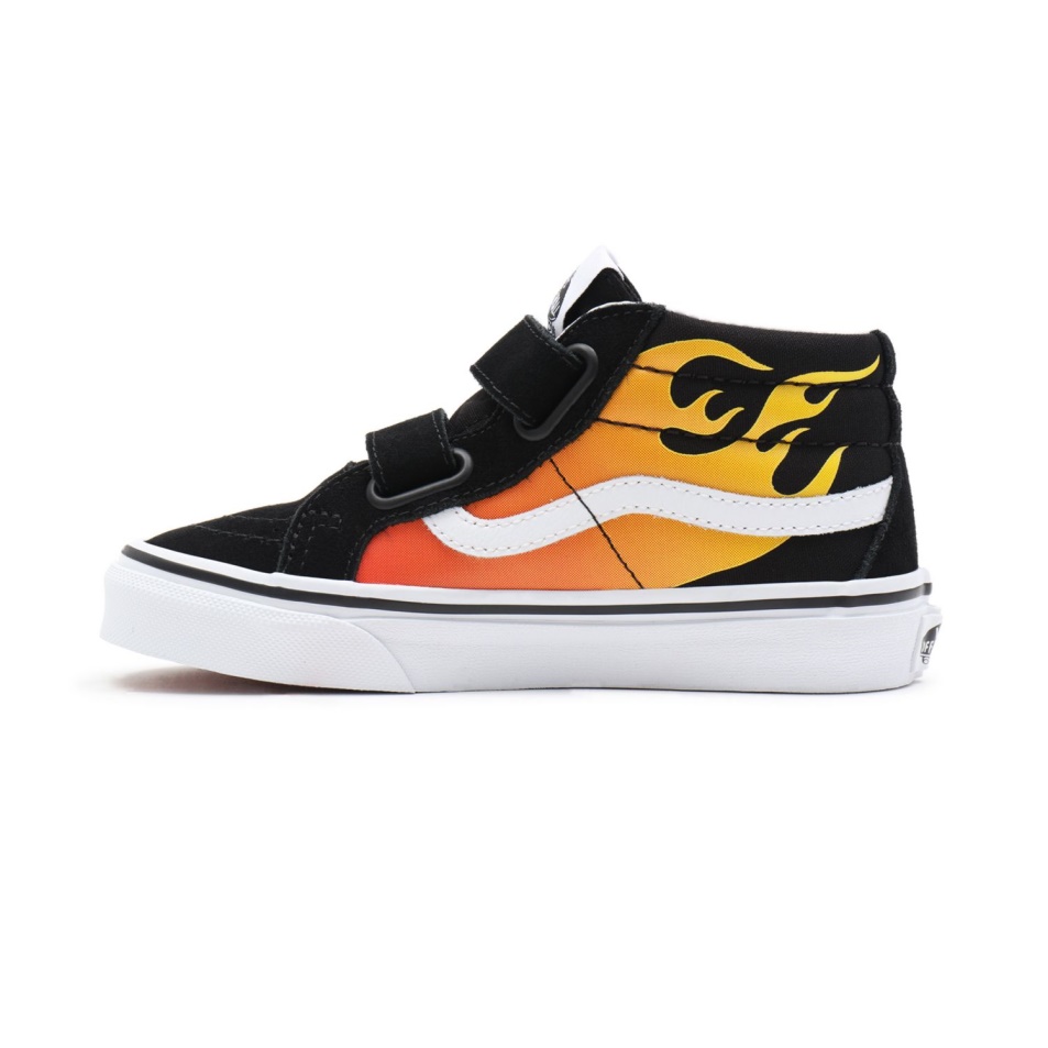Furgonok Gyerek Hot Flame Sk8-mid Reissue V Cipő (4-8 év) Fekete