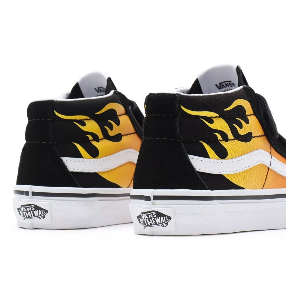 Furgonok Gyerek Hot Flame Sk8-mid Reissue V Cipő (4-8 év) Fekete