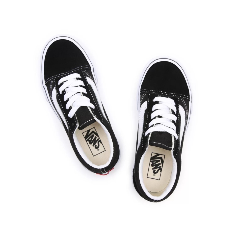 Vans Gyerek Old Skool Platform Cipő (4-8 év) Fekete