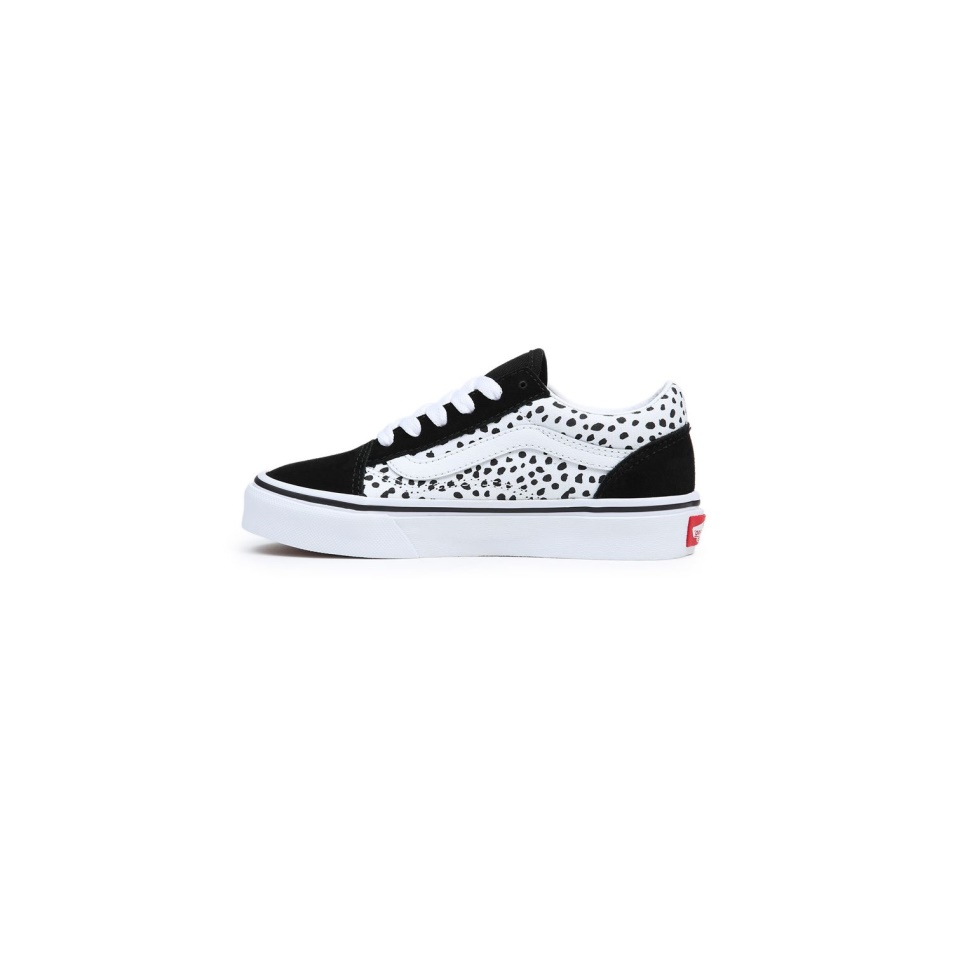 Vans Gyerek Old Skool Cipő (4-8 év) Fekete-fehér