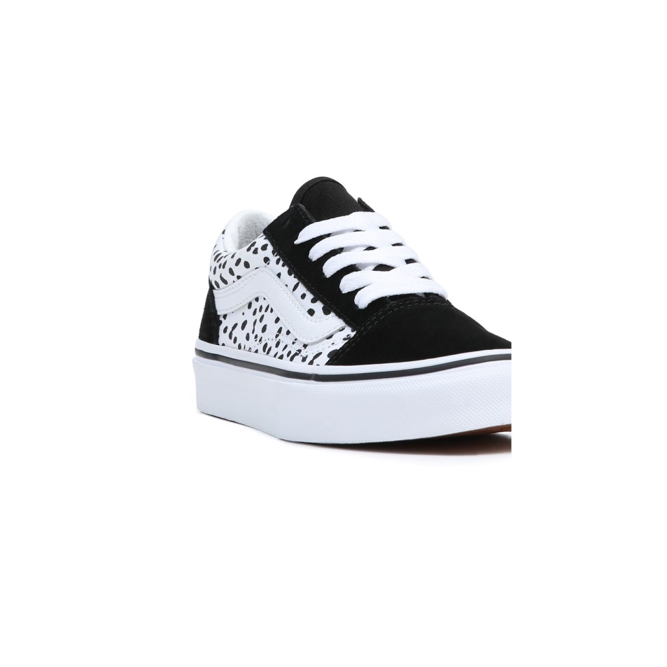 Vans Gyerek Old Skool Cipő (4-8 év) Fekete-fehér