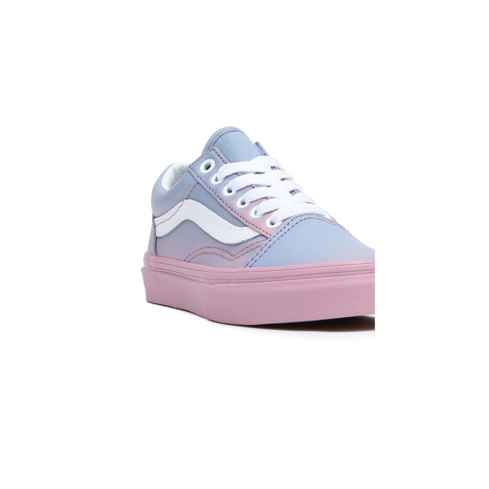 Vans Gyerek Old Skool Cipő (4-8 év) Kék-rózsaszín