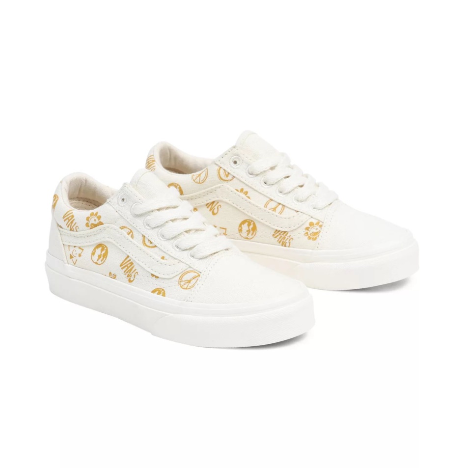 Vans Gyerek Old Skool Cipő (4-8 év) Fehér