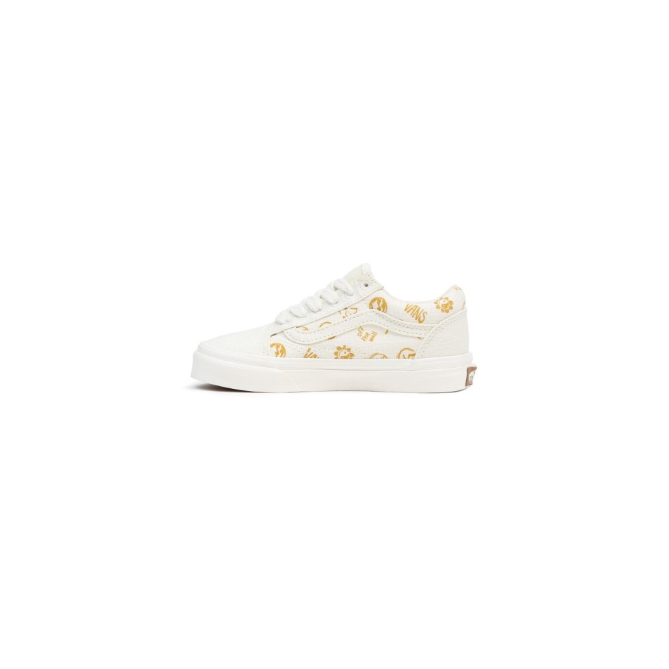 Vans Gyerek Old Skool Cipő (4-8 év) Fehér