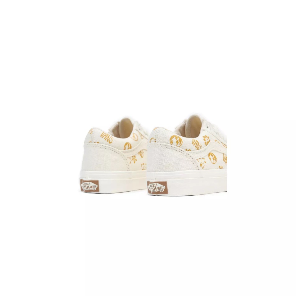 Vans Gyerek Old Skool Cipő (4-8 év) Fehér
