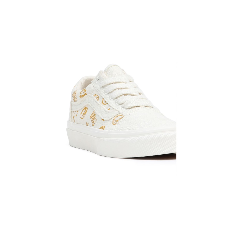 Vans Gyerek Old Skool Cipő (4-8 év) Fehér