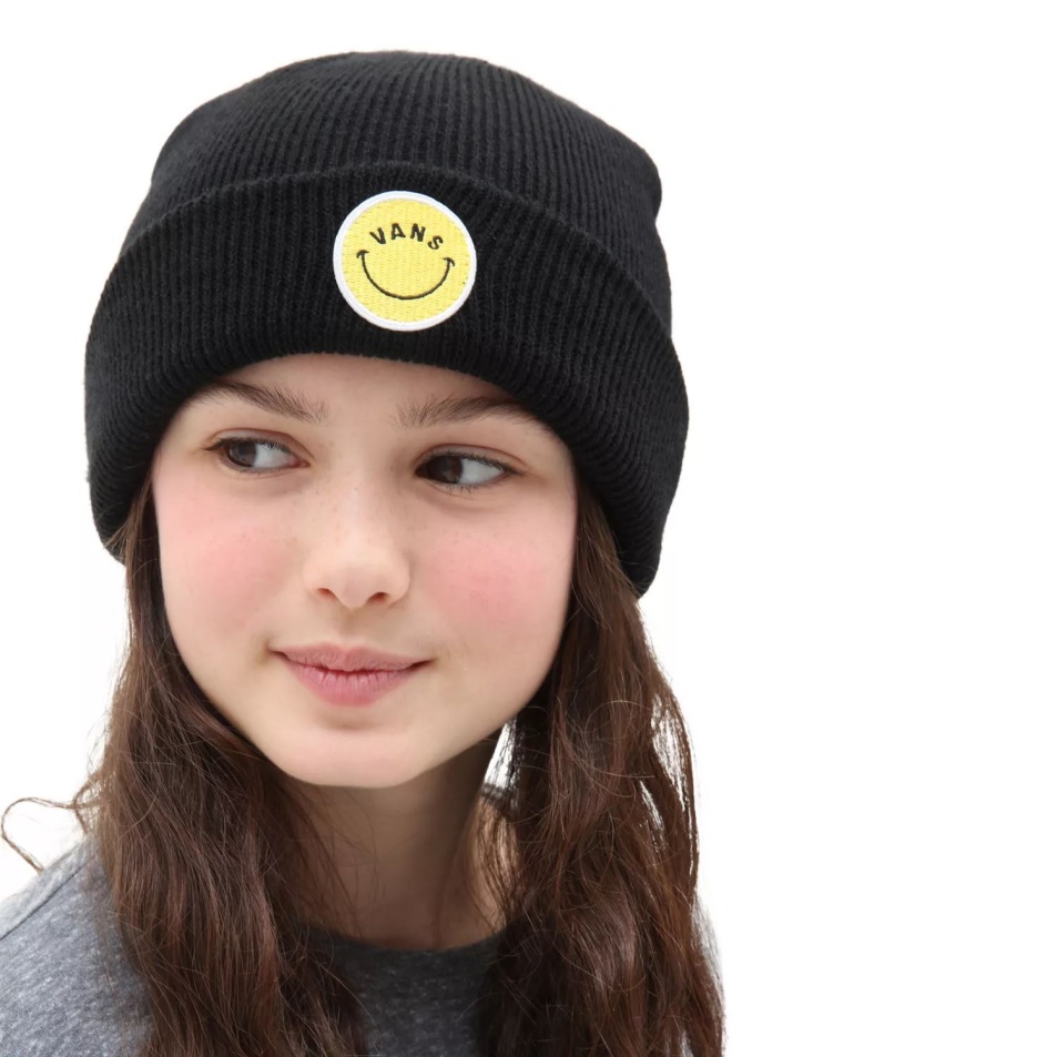 Furgonok Gyerekek Sugárzik Beanie Black