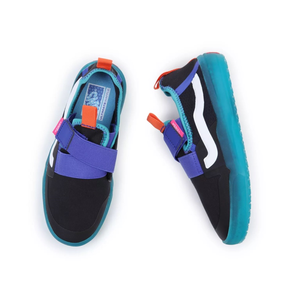 Vans Kids Strker Ultimatewaffle V Cipő (4-8 év) Kék-fekete
