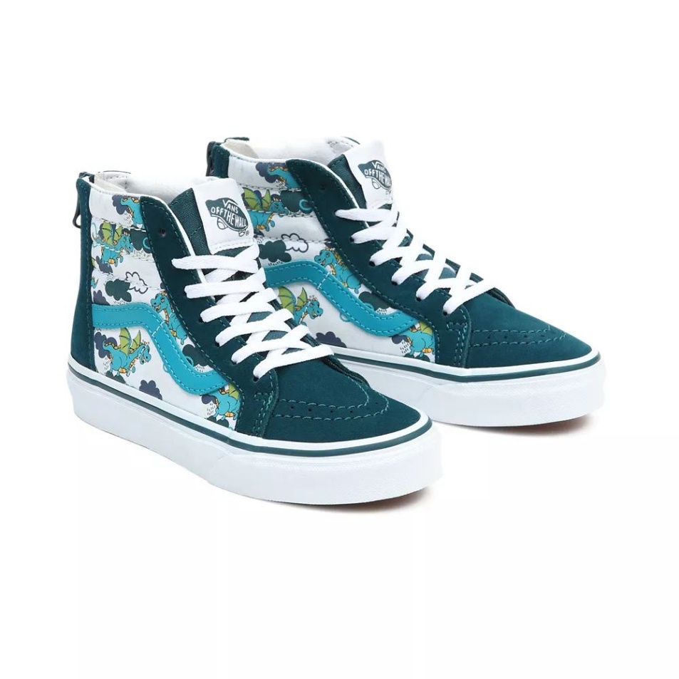 Vans Gyerek Sk8-hi Cipzáras Cipő (4-8 év) Kék