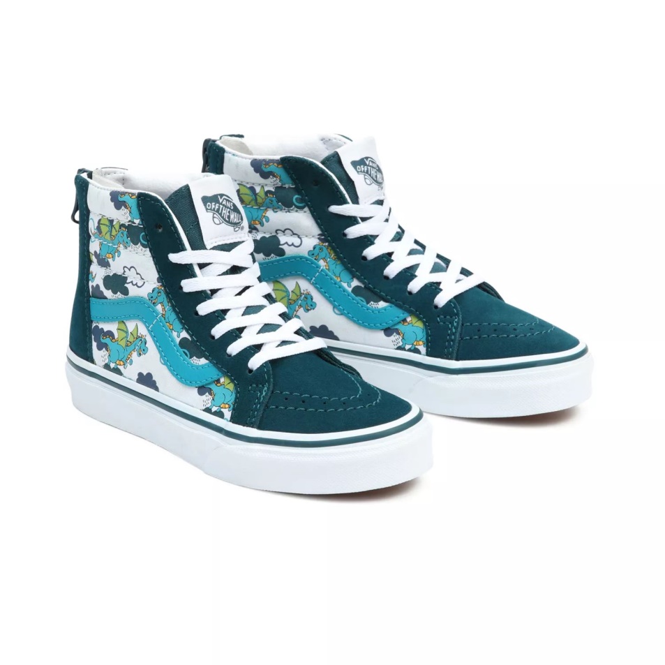 Vans Gyerek Sk8-hi Cipzáras Cipő (4-8 év) Kék