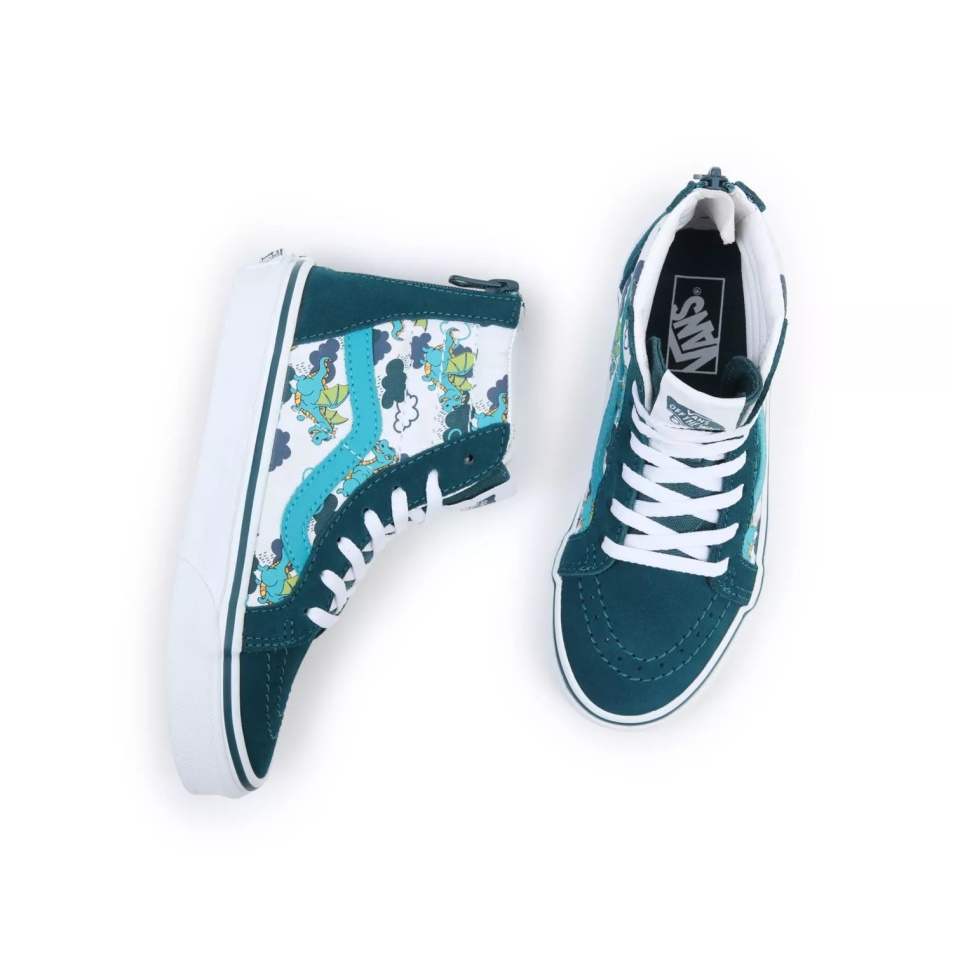 Vans Gyerek Sk8-hi Cipzáras Cipő (4-8 év) Kék